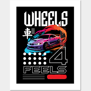 Wheels for feel Posters and Art